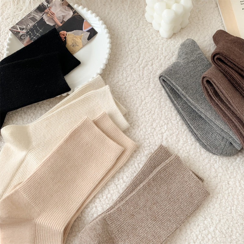 Womens Knee-high Thermal Cashmere Socks