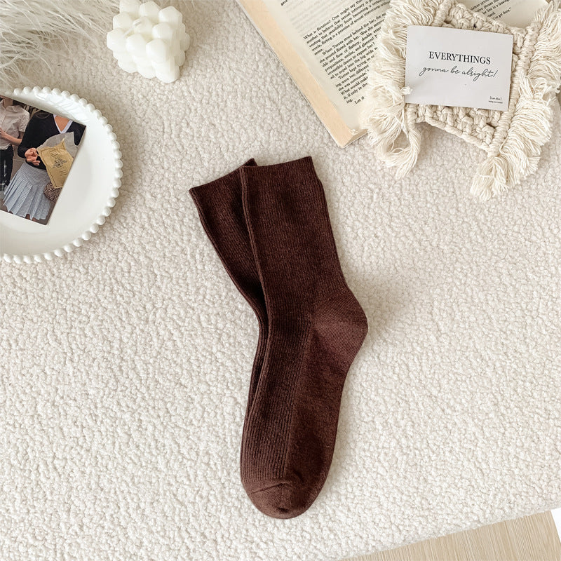 Womens Knee-high Thermal Cashmere Socks