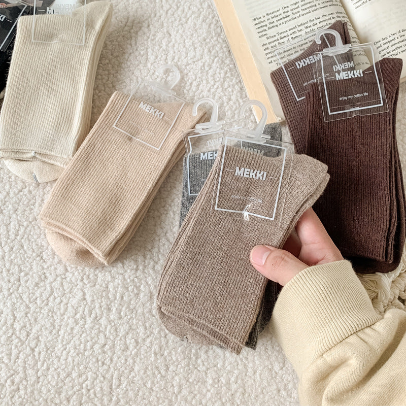 Womens Knee-high Thermal Cashmere Socks