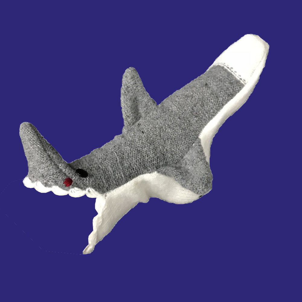 Christmas Knitted Socks Blue Cartoon Room Socks