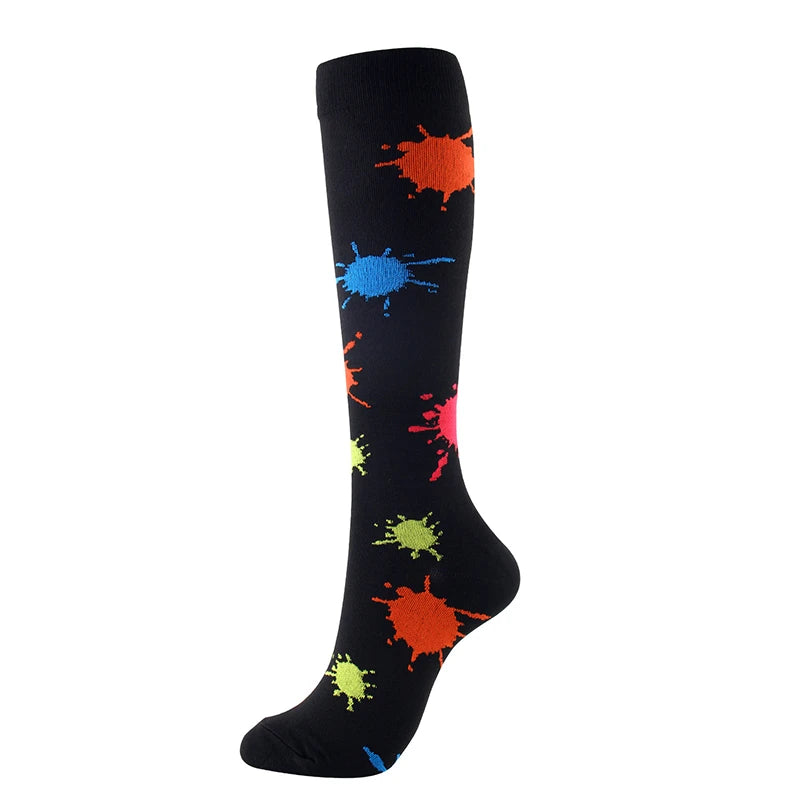 Compression Stockings Flying Pregnancy Swelling Sports Socks Men And Women Hiking Running Socks 20-30 MmHg
