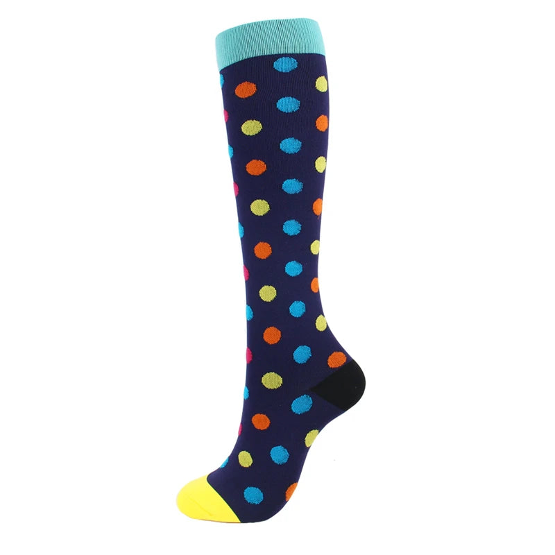 Compression Stockings Flying Pregnancy Swelling Sports Socks Men And Women Hiking Running Socks 20-30 MmHg
