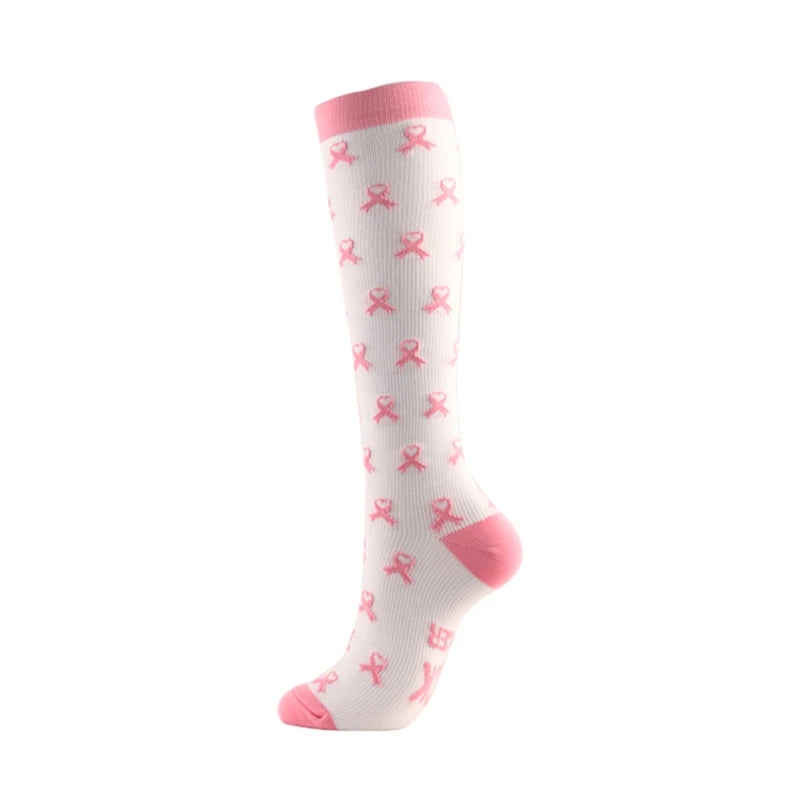 Compression Stockings Flying Pregnancy Swelling Sports Socks Men And Women Hiking Running Socks 20-30 MmHg