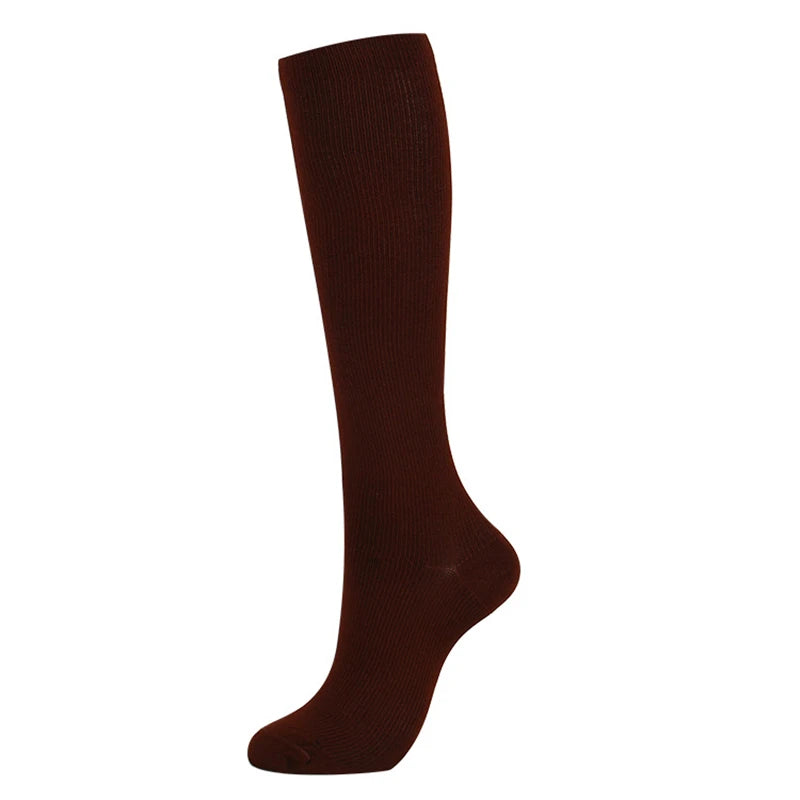 Compression Stockings Flying Pregnancy Swelling Sports Socks Men And Women Hiking Running Socks 20-30 MmHg