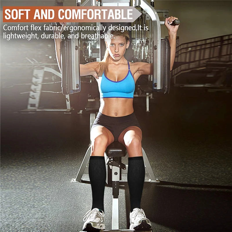 Compression Stockings Flying Pregnancy Swelling Sports Socks Men And Women Hiking Running Socks 20-30 MmHg