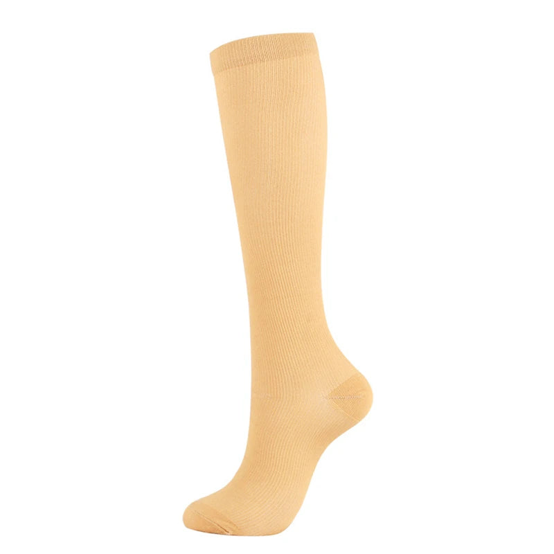 Compression Stockings Flying Pregnancy Swelling Sports Socks Men And Women Hiking Running Socks 20-30 MmHg