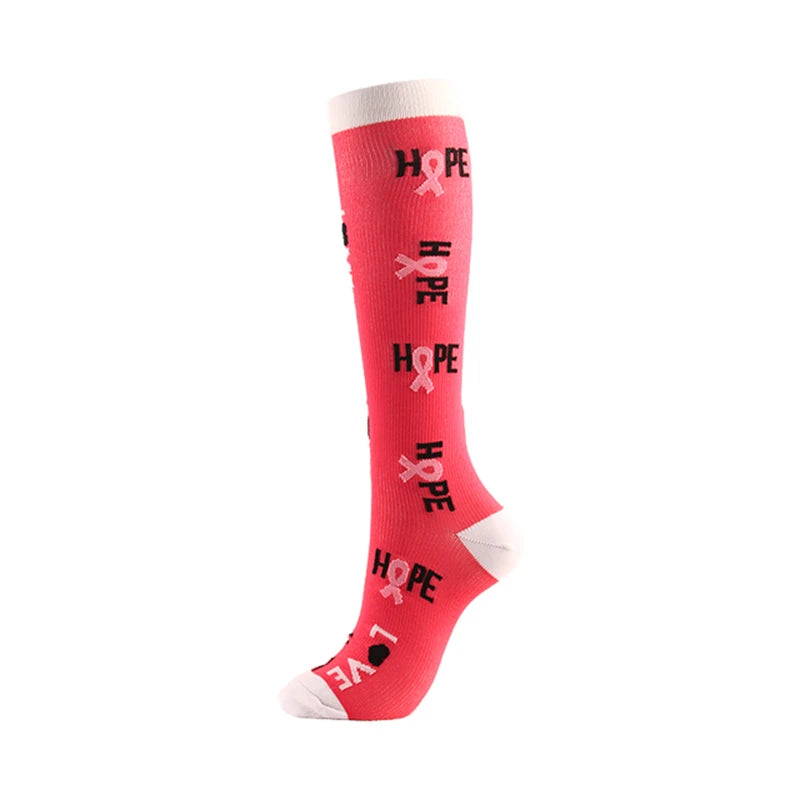 Compression Stockings Flying Pregnancy Swelling Sports Socks Men And Women Hiking Running Socks 20-30 MmHg