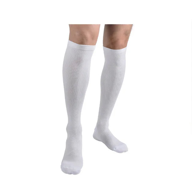 Compression Socks For Men's Sports Socks Running Golf Rugby Tight Fitting Varicose Veins Anti Fatigue Travel Women Nurse Doctor