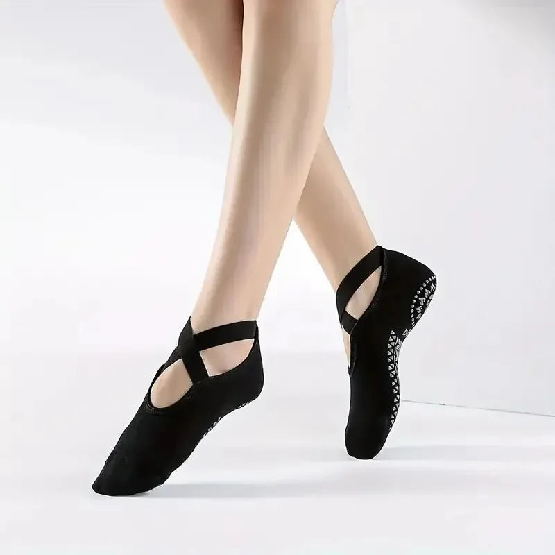Grip Socks for Women, Non Slip Pilates Yoga Socks  Non Slip Socks for Workout, Fitness Ballet Dance Workout Sports Socks Slipper
