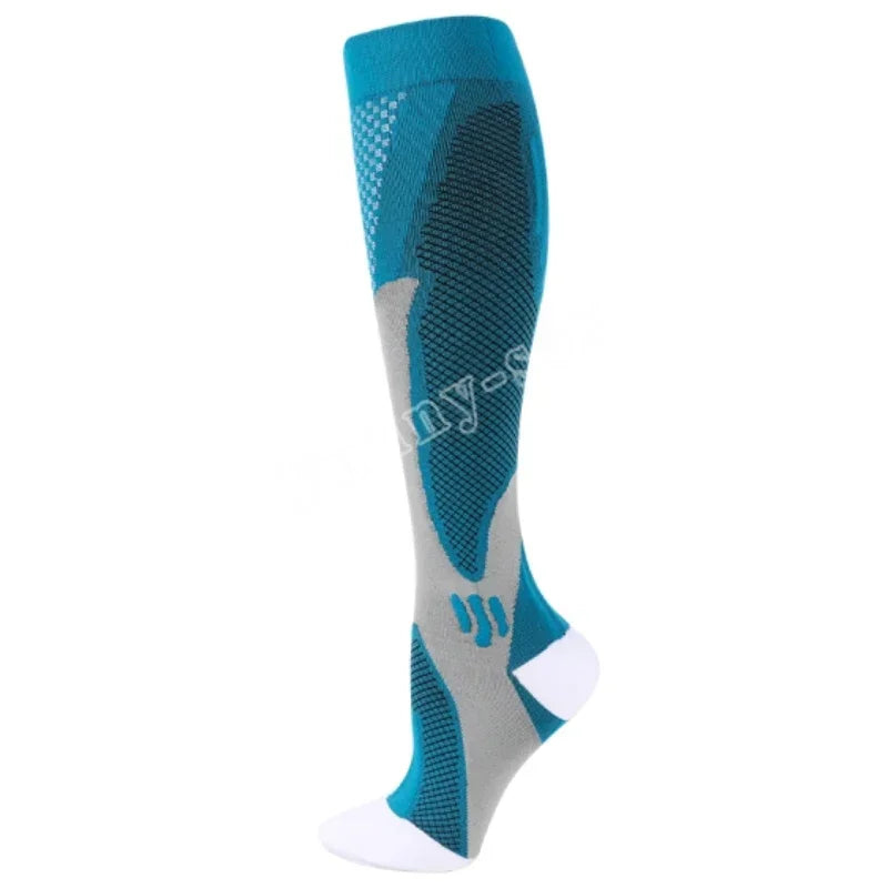 1PAIR Compression Socks Sports Socks Comfortable and Breathable Care Socks for Pregnancy Care Sports Football Socks