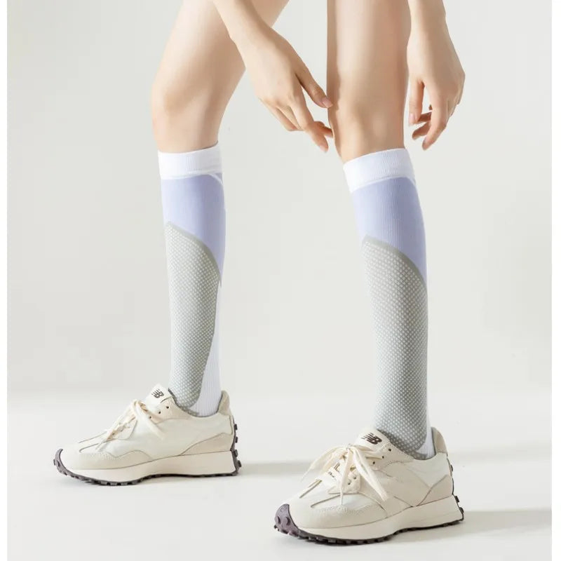 Compression Socks Pressure Calf Socks  Exercise Fitness Yoga Running Exercises Knee Ins Tide Hair Color Skipping Rope
