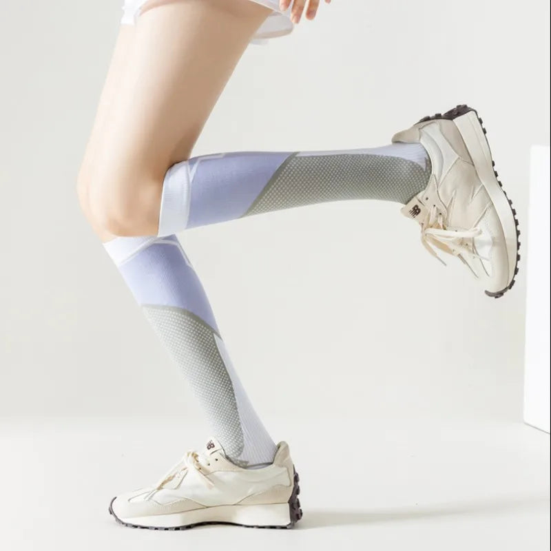 Compression Socks Pressure Calf Socks  Exercise Fitness Yoga Running Exercises Knee Ins Tide Hair Color Skipping Rope