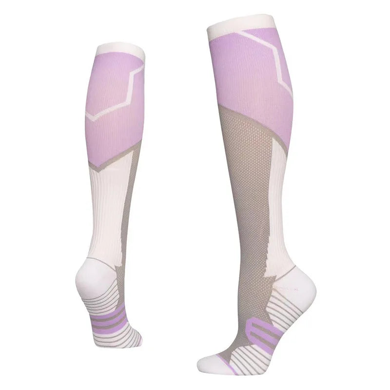 Compression Socks Pressure Calf Socks  Exercise Fitness Yoga Running Exercises Knee Ins Tide Hair Color Skipping Rope