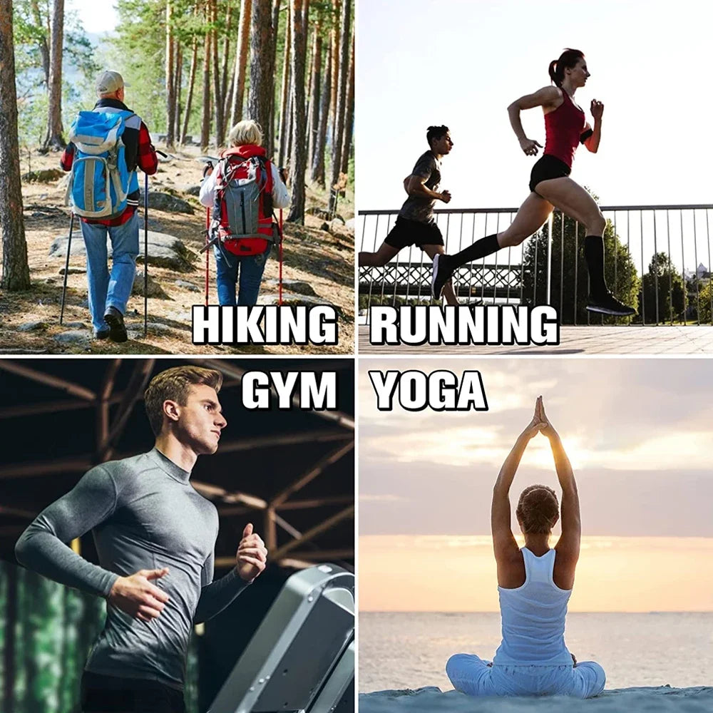 Zipper Compression Socks for Women and Men-1 Pair Open Toe Toeless Compression Socks for Walking,Running,Medical