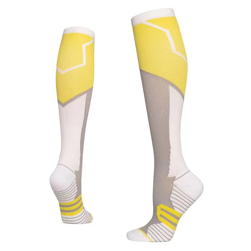 Compression Socks Pressure Calf Socks  Exercise Fitness Yoga Running Exercises Knee Ins Tide Hair Color Skipping Rope