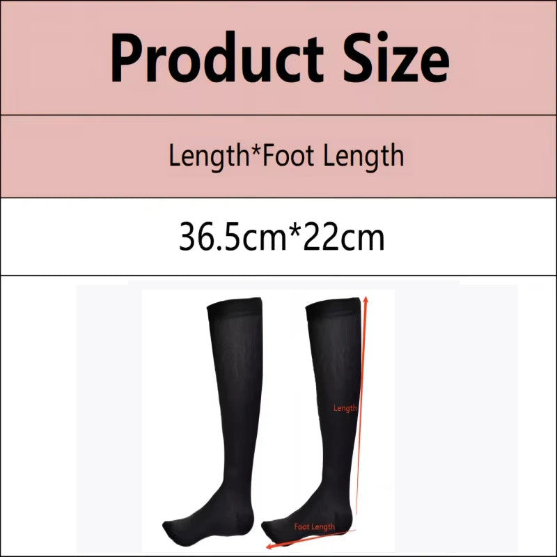 Compression Socks For Men Women Promote Blood Circulation Tight Socks For Nurses Medical Treatment Pregnancy Gym Hiking Running