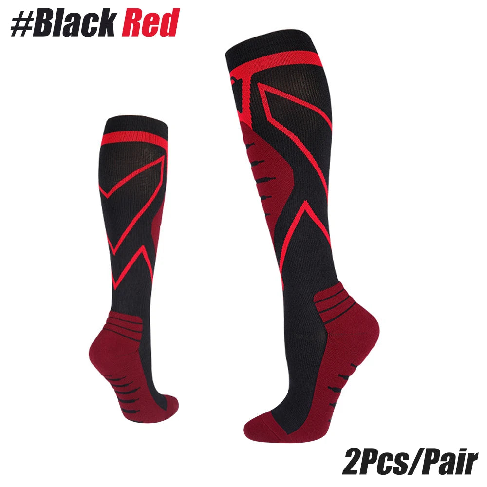1Pair Compression Socks for Men & Women 20-30 mmHg Knee High -Best Support for Medical, Athletic, Sports, Travel,Running Nurses