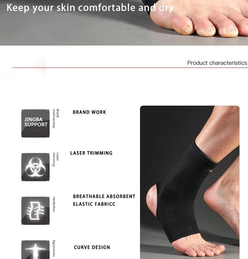 Ankle Brace Compression Sleeve,Breathable Ankle Support For Men Women, Foot Compression Sock for Swelling, Plantar Fasciitis