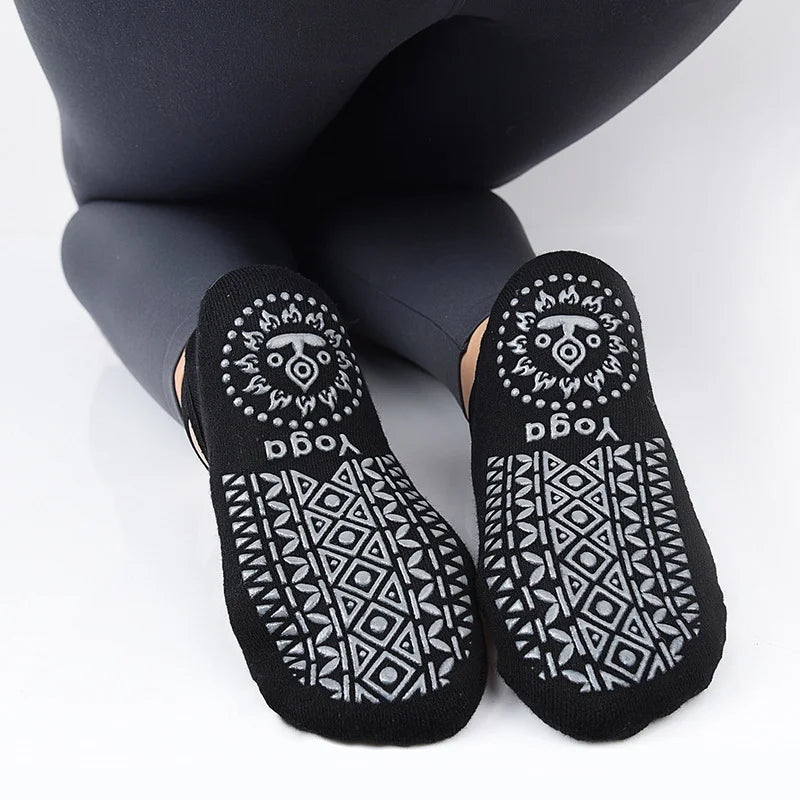 Grip Socks for Women, Non Slip Pilates Yoga Socks  Non Slip Socks for Workout, Fitness Ballet Dance Workout Sports Socks Slipper