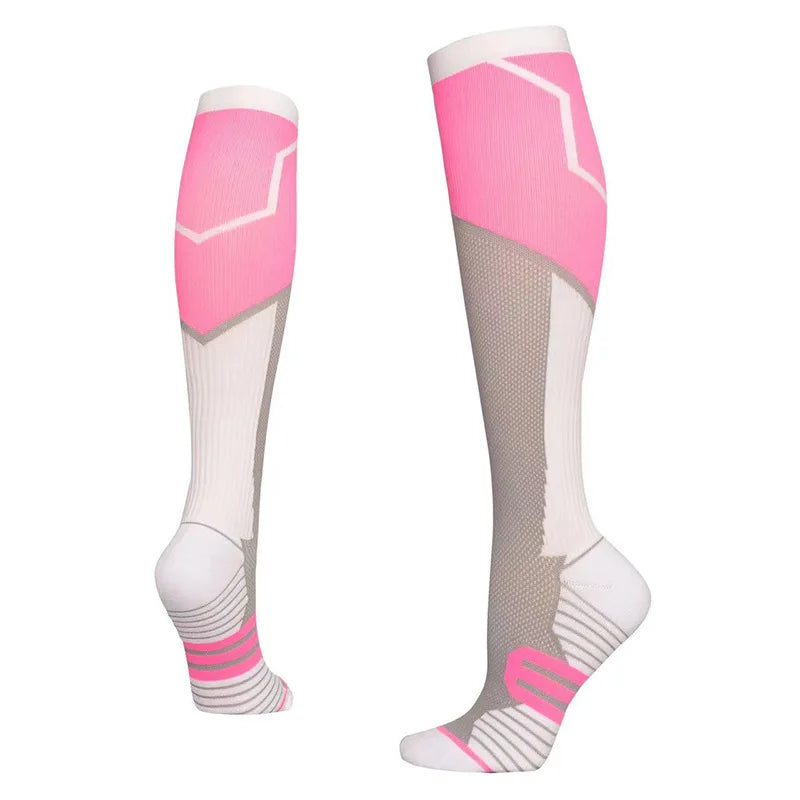 Compression Socks Pressure Calf Socks  Exercise Fitness Yoga Running Exercises Knee Ins Tide Hair Color Skipping Rope