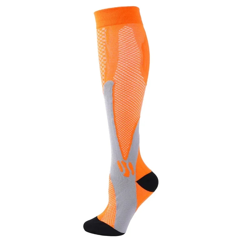 1PAIR Compression Socks Sports Socks Comfortable and Breathable Care Socks for Pregnancy Care Sports Football Socks
