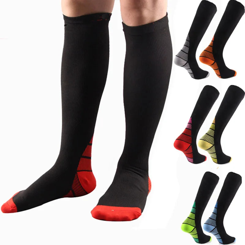 Compression Socks for Men&Women Best Graduated Athletic Fit for Running Flight Travel Boost Stamina, Circulation&Recovery Socks