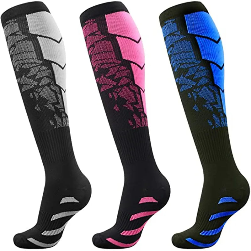 Compression Socks Running Sports Socks Medical Nursing 20-30mmhg for Flight Travel Pregnancy Edema Diabetes Varicose Veins Socks
