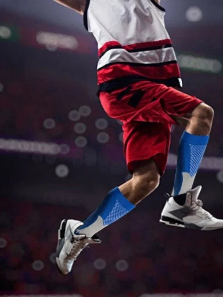 1PAIR Compression Socks Sports Socks Comfortable and Breathable Care Socks for Pregnancy Care Sports Football Socks