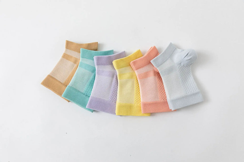 1Pair Foot Swelling Comfortable Ankle Brace Socks Soft Non-slip Compression Socks Protection Breathable Arch Support Yoga Socks