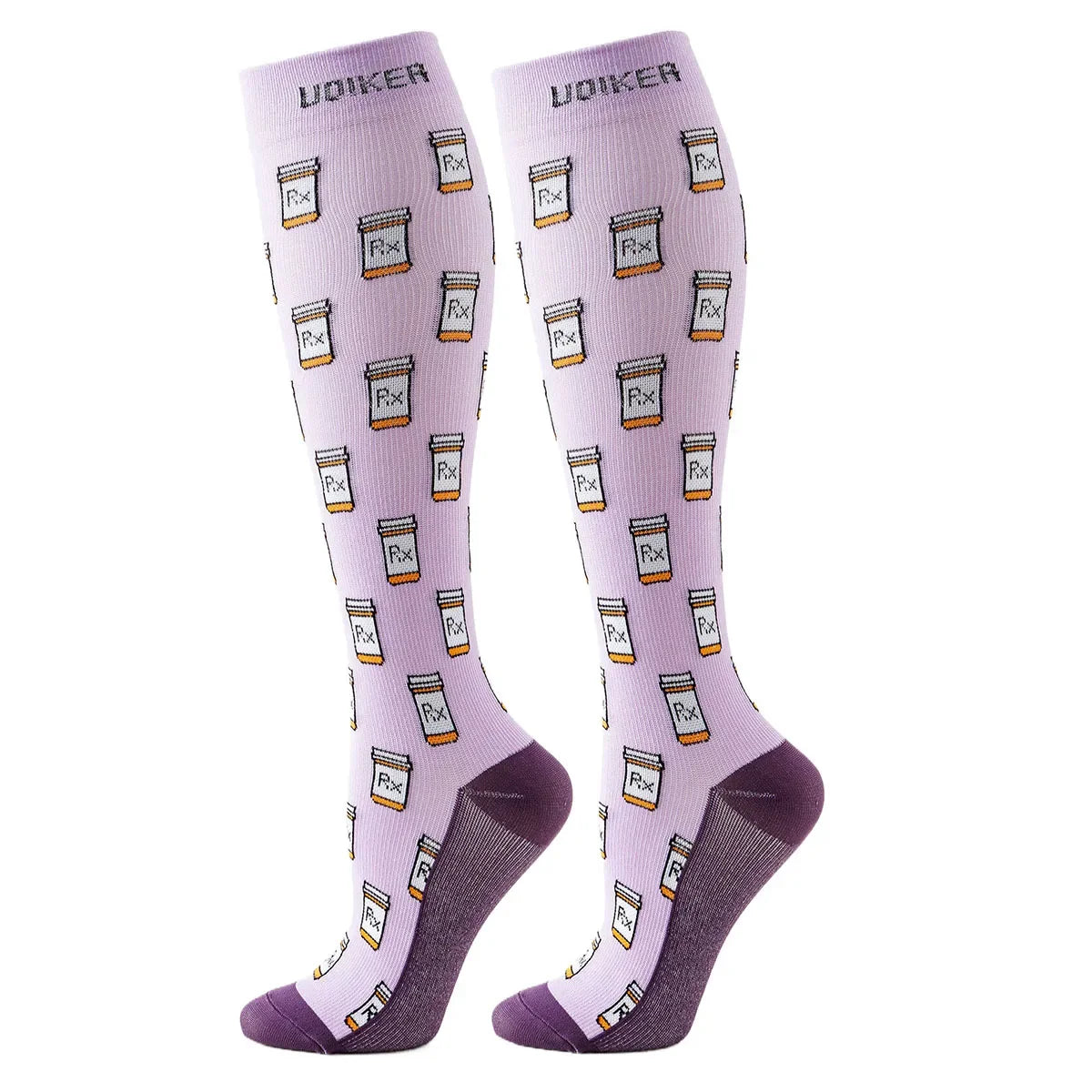 Compression Yoga Socks for Men Women Non Slip Socks for Exercise Training