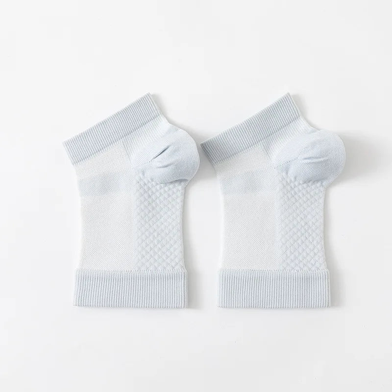 1Pair Foot Swelling Comfortable Ankle Brace Socks Soft Non-slip Compression Socks Protection Breathable Arch Support Yoga Socks