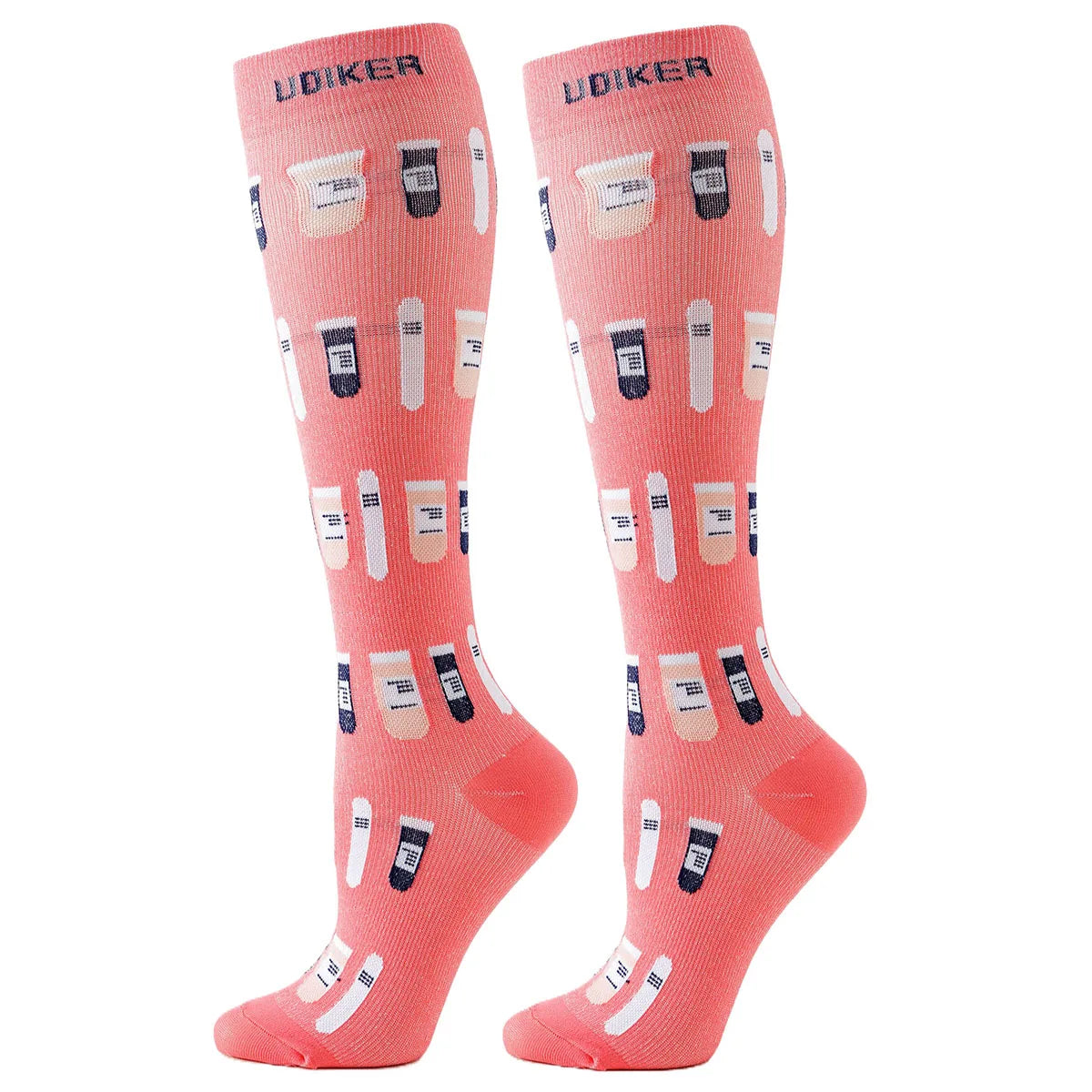 Compression Yoga Socks for Men Women Non Slip Socks for Exercise Training