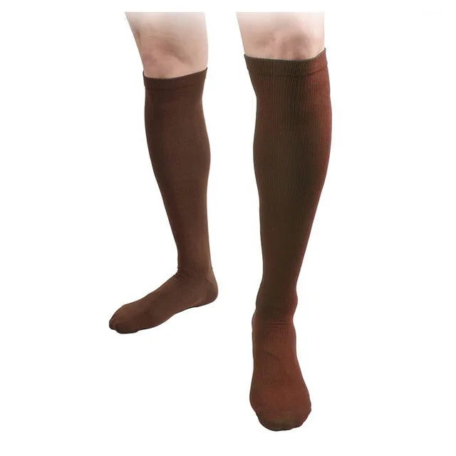 Compression Socks For Men's Sports Socks Running Golf Rugby Tight Fitting Varicose Veins Anti Fatigue Travel Women Nurse Doctor