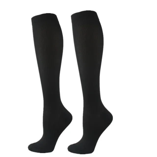 1PAIR Compression Socks Sports Socks Comfortable and Breathable Care Socks for Pregnancy Care Sports Football Socks