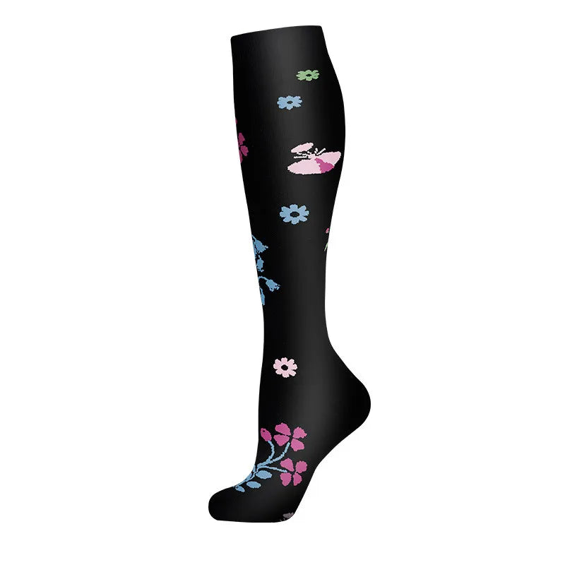 Compression Socks Women for Pregnant Edema Diabetes Varicose Veins Marathon Sports Nurse Socks