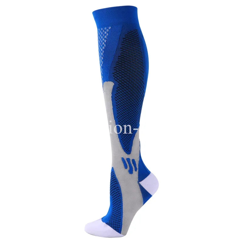 1PAIR Compression Socks Sports Socks Comfortable and Breathable Care Socks for Pregnancy Care Sports Football Socks