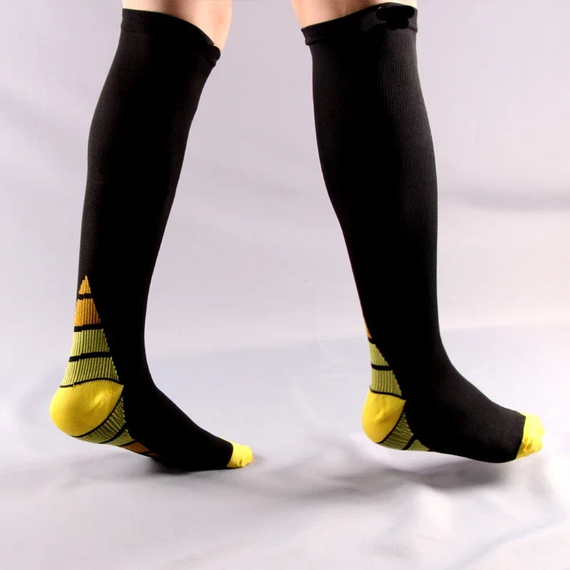 Compression Socks for Men&Women Best Graduated Athletic Fit for Running Flight Travel Boost Stamina, Circulation&Recovery Socks