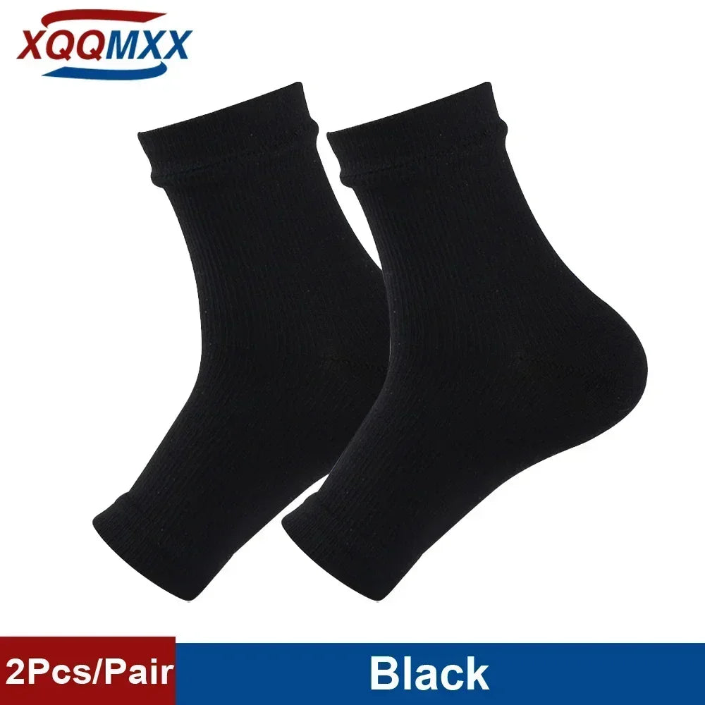 1Pair Neuropathy Socks Compression Ankle Brace Sleeve For Ankle Swelling,Plantar Fasciitis,Sprain,Neuropathy - Compression Socks