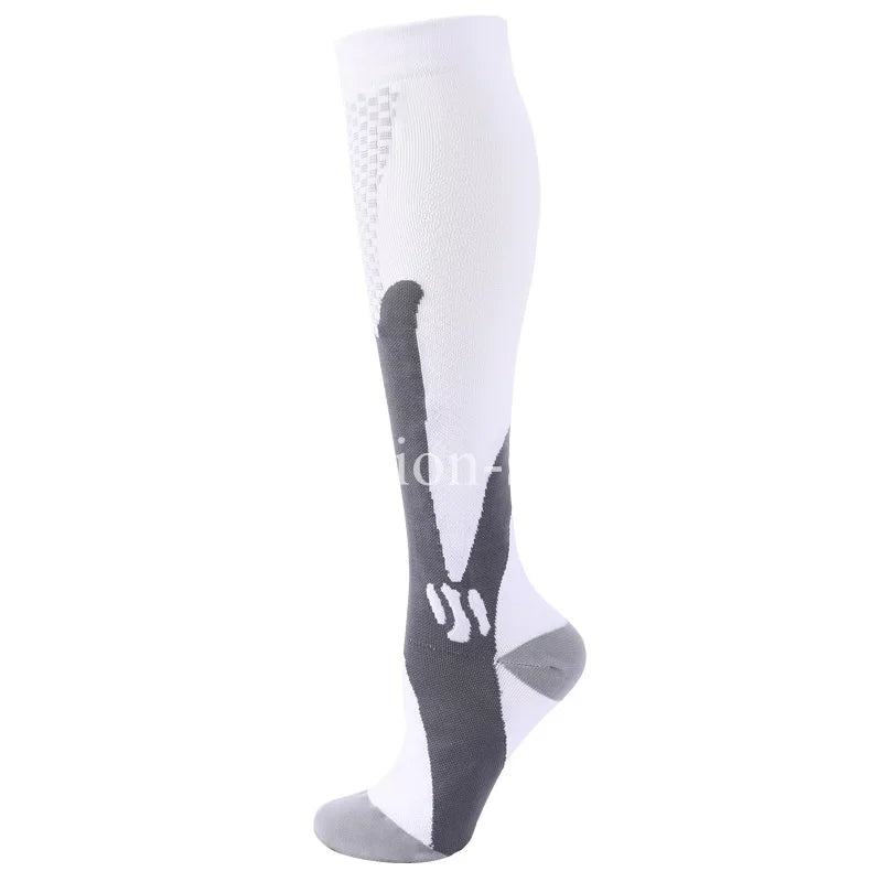 1PAIR Compression Socks Sports Socks Comfortable and Breathable Care Socks for Pregnancy Care Sports Football Socks