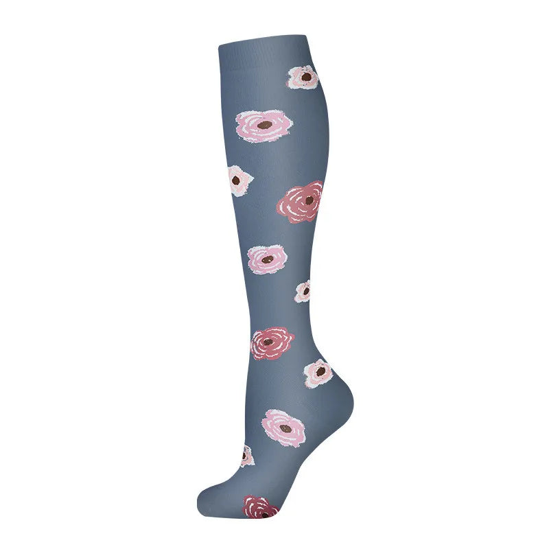 Compression Socks Women for Pregnant Edema Diabetes Varicose Veins Marathon Sports Nurse Socks