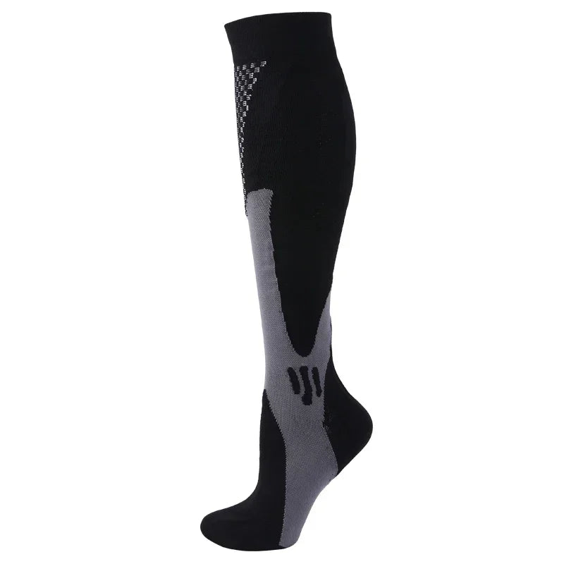1PAIR Compression Socks Sports Socks Comfortable and Breathable Care Socks for Pregnancy Care Sports Football Socks