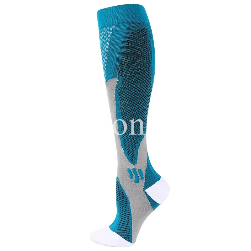 1PAIR Compression Socks Sports Socks Comfortable and Breathable Care Socks for Pregnancy Care Sports Football Socks