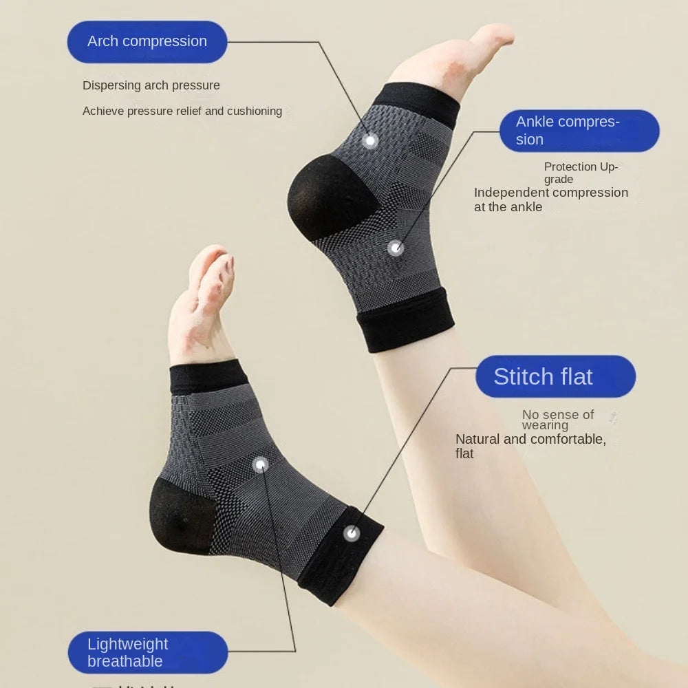 Compression Sports Ankle Protection Joint Protection Reduce Vibration Compression Socks Anti Sprain Sweat Absorption