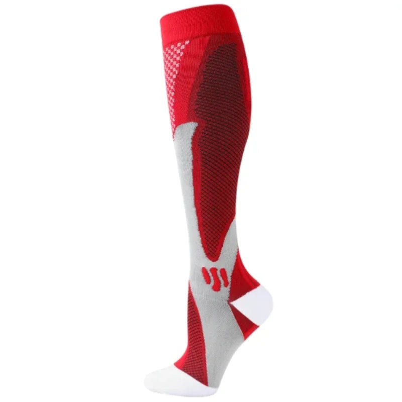 1PAIR Compression Socks Sports Socks Comfortable and Breathable Care Socks for Pregnancy Care Sports Football Socks