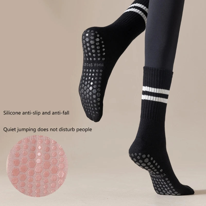 Grip Sock Yoga Sock Pilates Sock Non Slip Skid Socks With Grips For Women Dropshipping