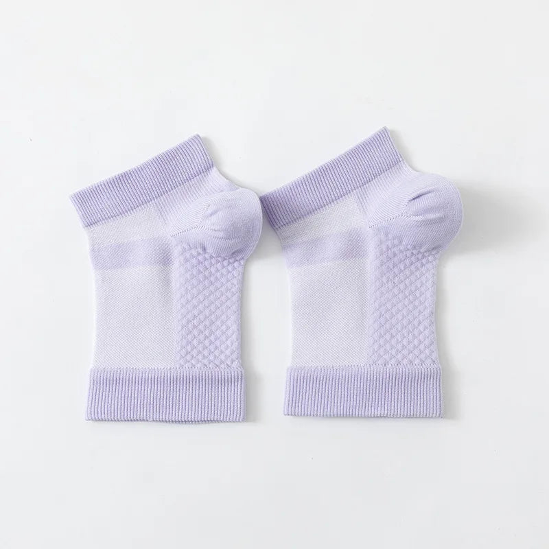 1Pair Foot Swelling Comfortable Ankle Brace Socks Soft Non-slip Compression Socks Protection Breathable Arch Support Yoga Socks