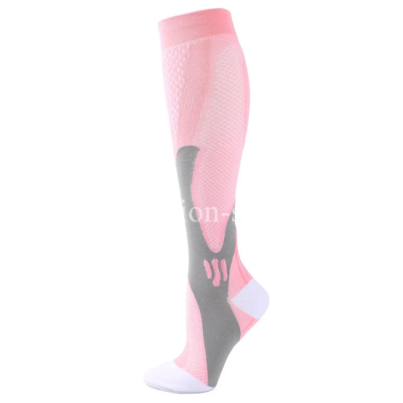 1PAIR Compression Socks Sports Socks Comfortable and Breathable Care Socks for Pregnancy Care Sports Football Socks