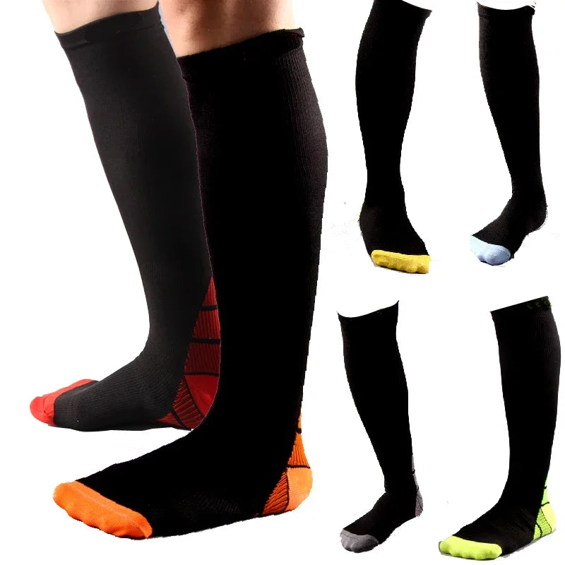 Compression Socks for Men&Women Best Graduated Athletic Fit for Running Flight Travel Boost Stamina, Circulation&Recovery Socks