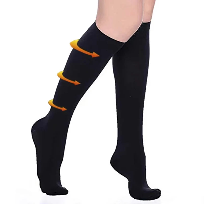 Compression Socks For Men Women Promote Blood Circulation Tight Socks For Nurses Medical Treatment Pregnancy Gym Hiking Running