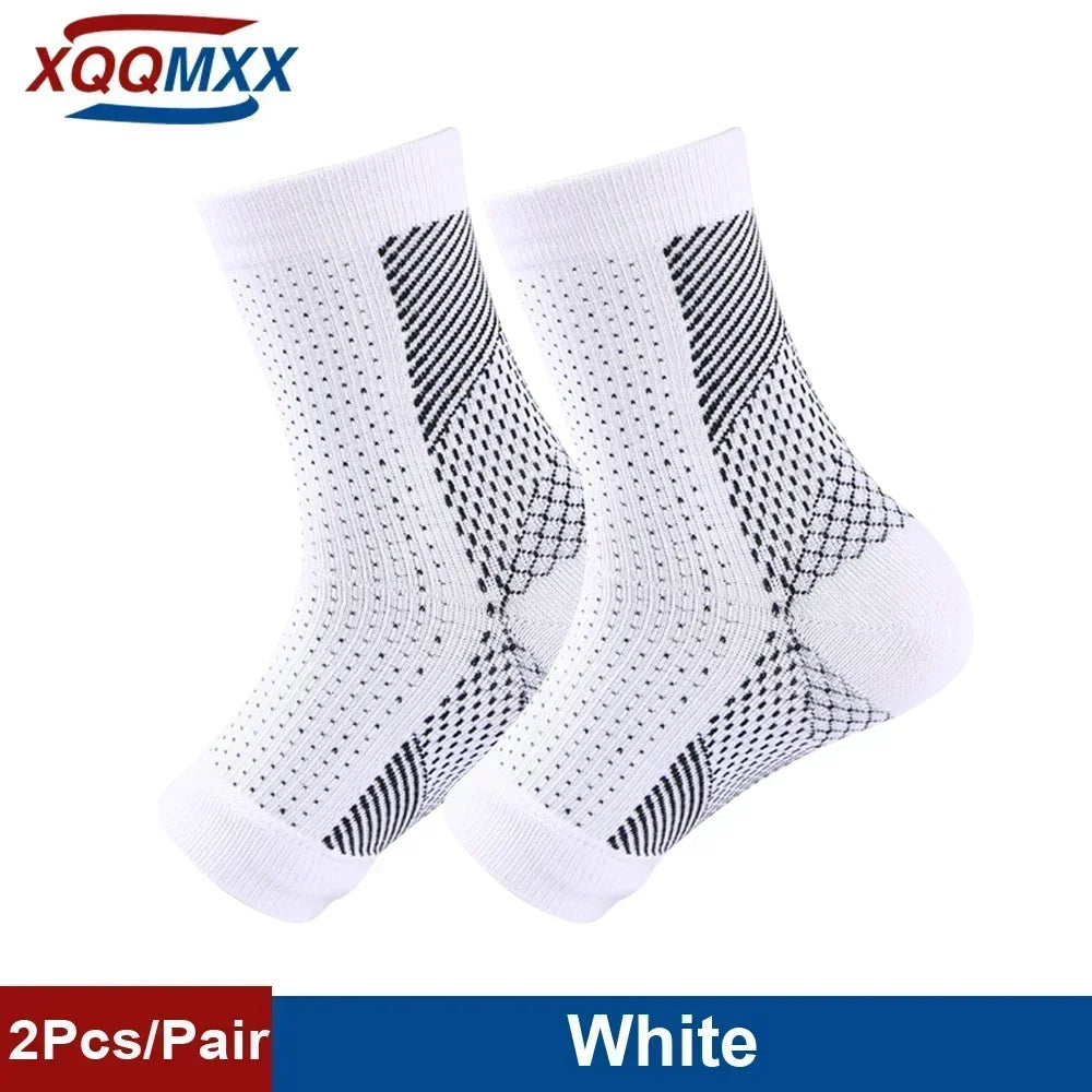 1Pair Neuropathy Socks Compression Ankle Brace Sleeve For Ankle Swelling,Plantar Fasciitis,Sprain,Neuropathy - Compression Socks